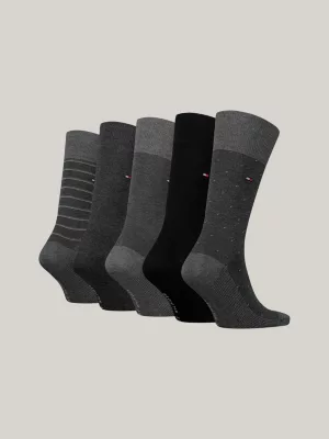 Caixa de presente com 5 pares de meias clássicas