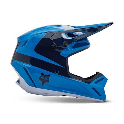 Casque cross Fox V3 DIVIDER 2025 - Bleu