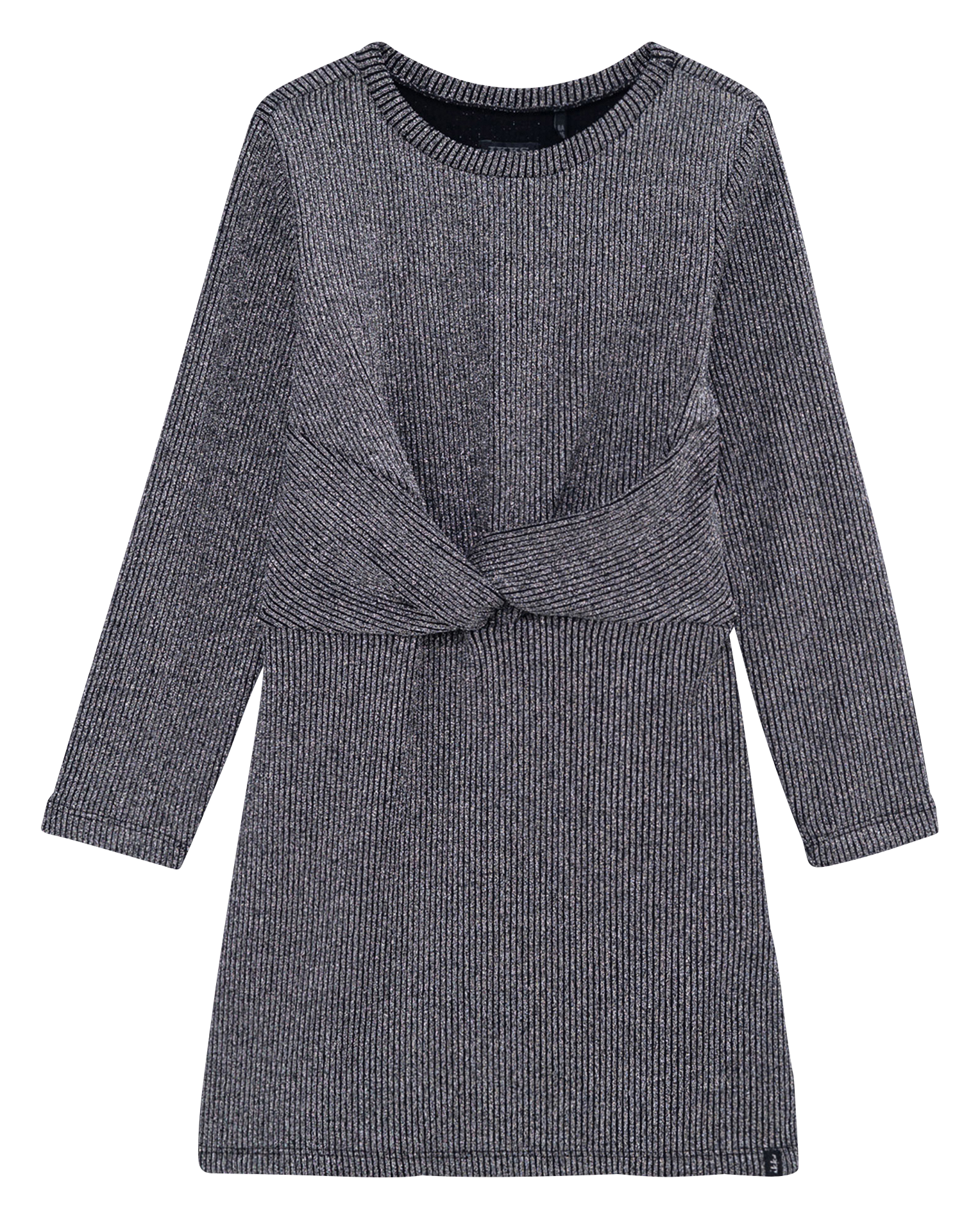 Robe courte droite col rond| Noir