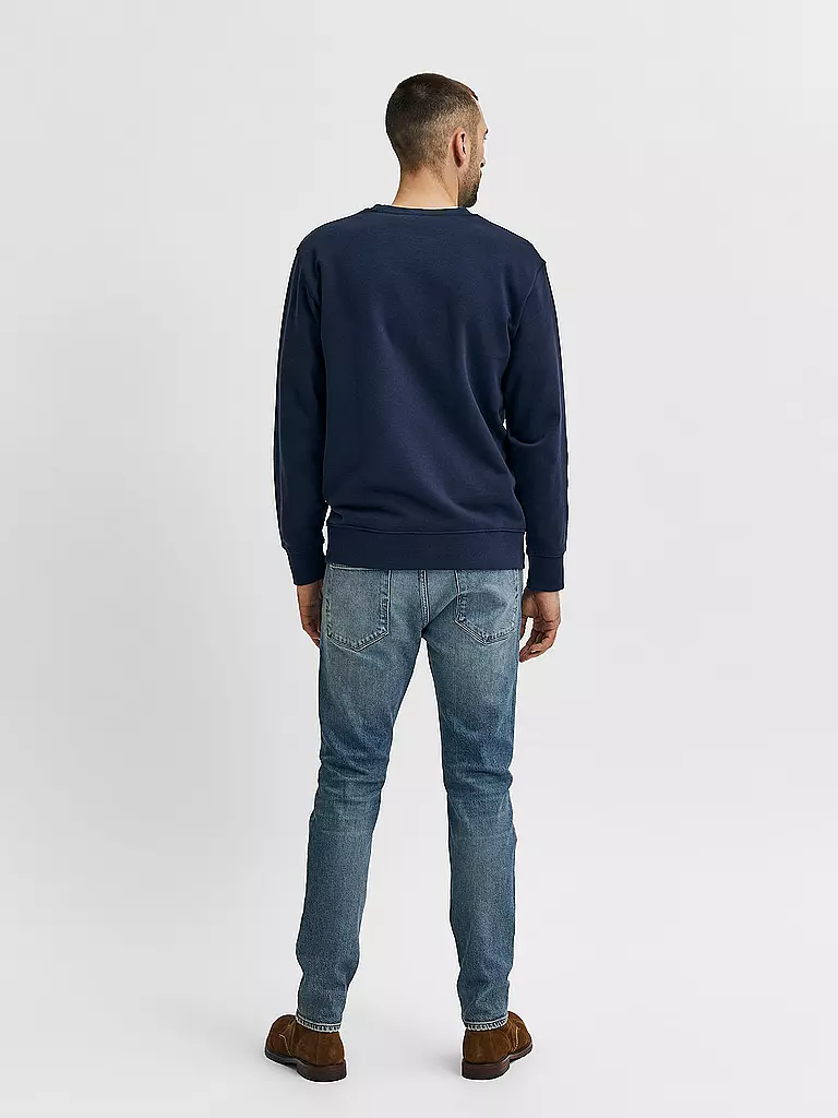 SELECTED Jeans Slim Fit  SLHSLIM-LEON blau