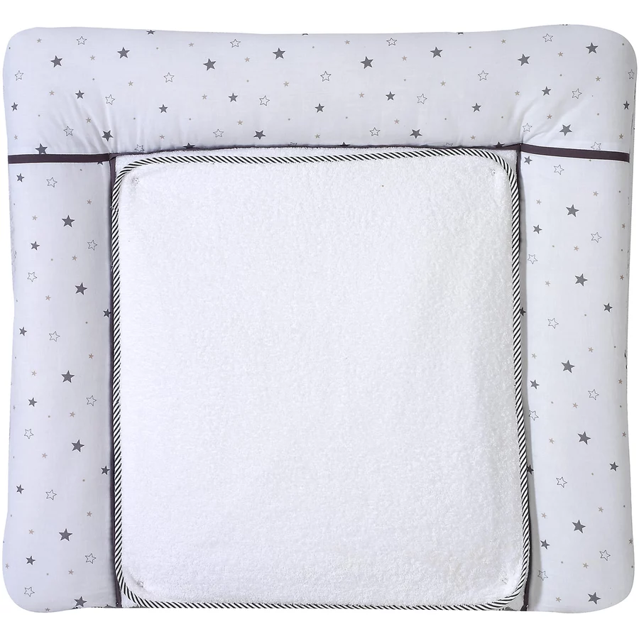 Schardt Wickelauflage 80 x 75 cm Sternchen grau
