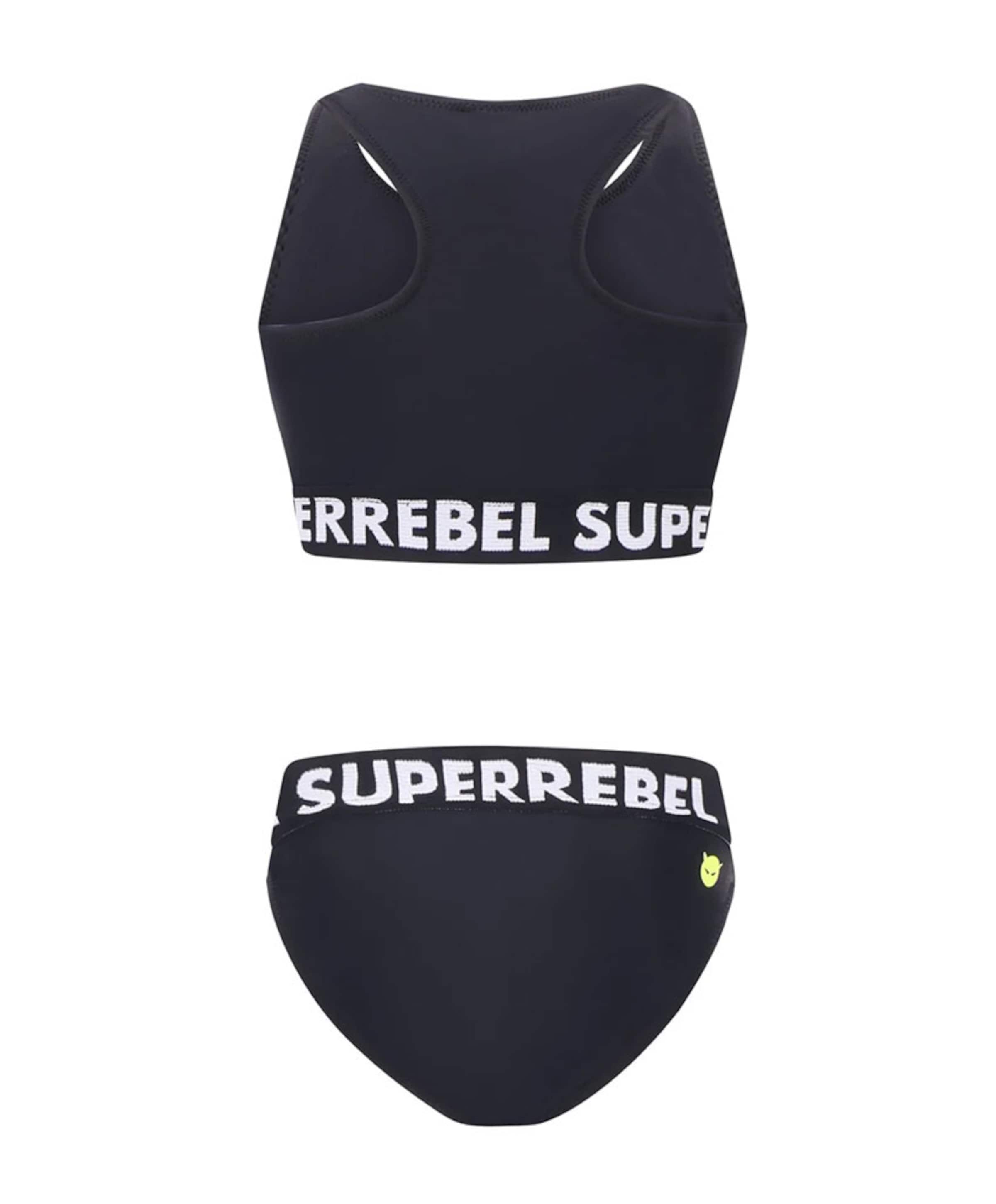 Superrebel Meisjes bikiniset zwart