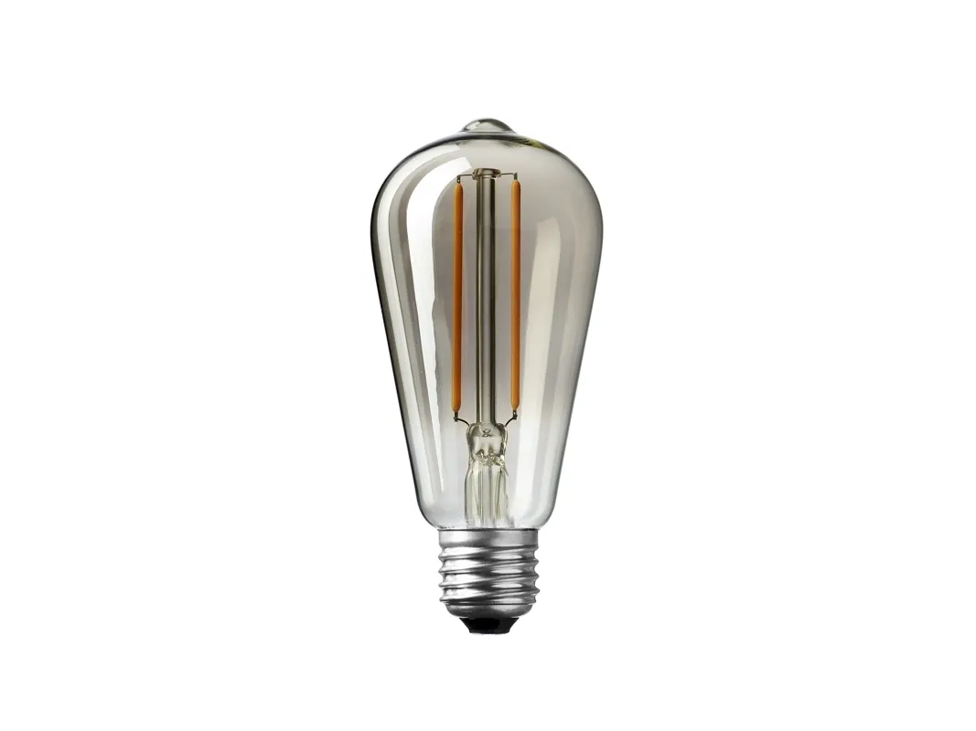 nielsen_light DEKOPÆRE LED 2W DROP DELUXE Ø64 MØRKTONET GLAS