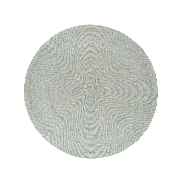 Rond wollen vloerkleed - Wise Groen No. 411