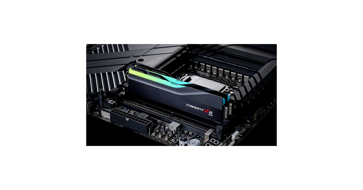 G.Skill32 GB DDR5-6400 Kit werkgeheugen  (Zwart (mat), F5-6400J3239G16GX2-TZ5RK, Trident Z5 RGB, XMP)