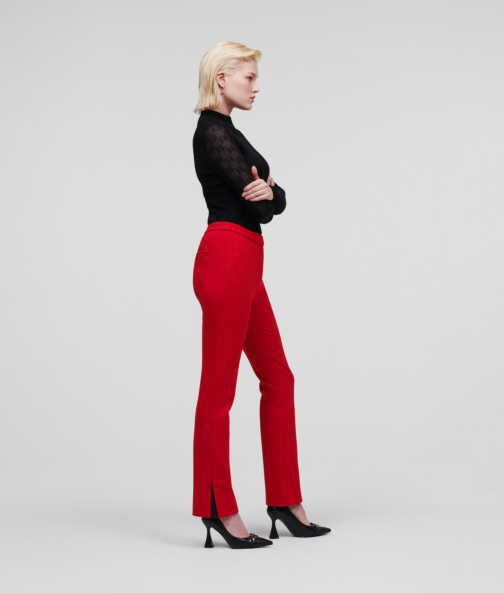 PANTALON EN PUNTO