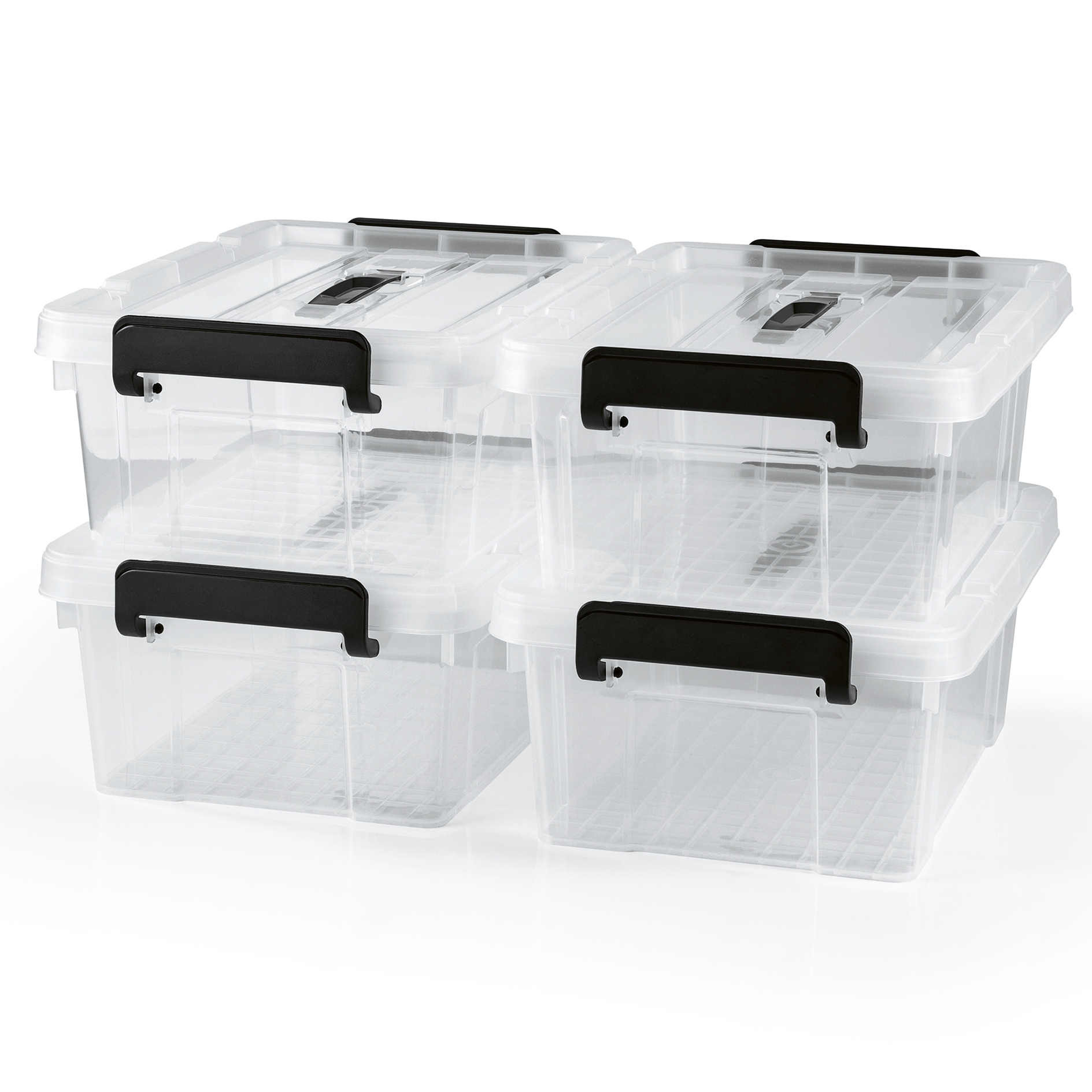 EASYMAXX Aufbewahrungsbox - transparent - stapelbar