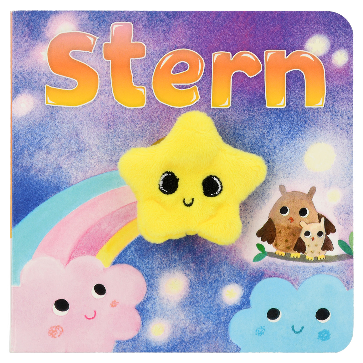Topomini Baby Fingerpuppenbuch Stern gelb / bunt