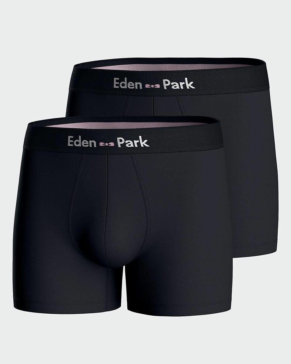 EDEN PARK<br>Conjunto de 2 cuecas boxer lisas