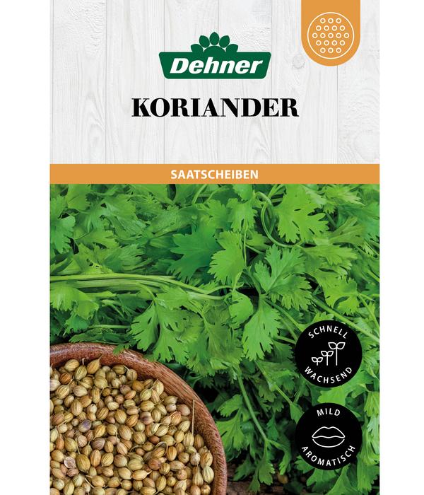 Dehner Saatscheiben Koriander, 3 Stück à Ø