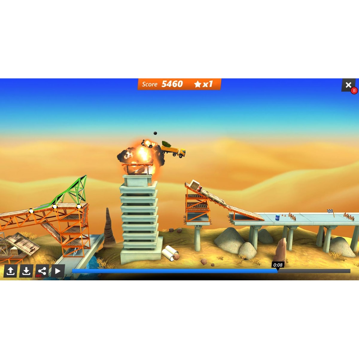 Bridge Constructor Stunts - PC Windows,Mac OSX,Linux