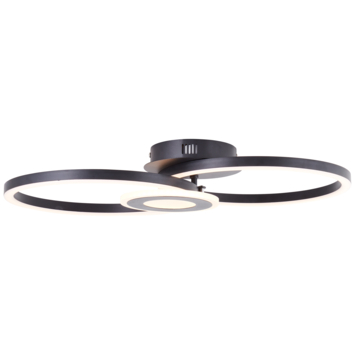 Brilliant plafondlamp Bray 24W 2900 lm zwart