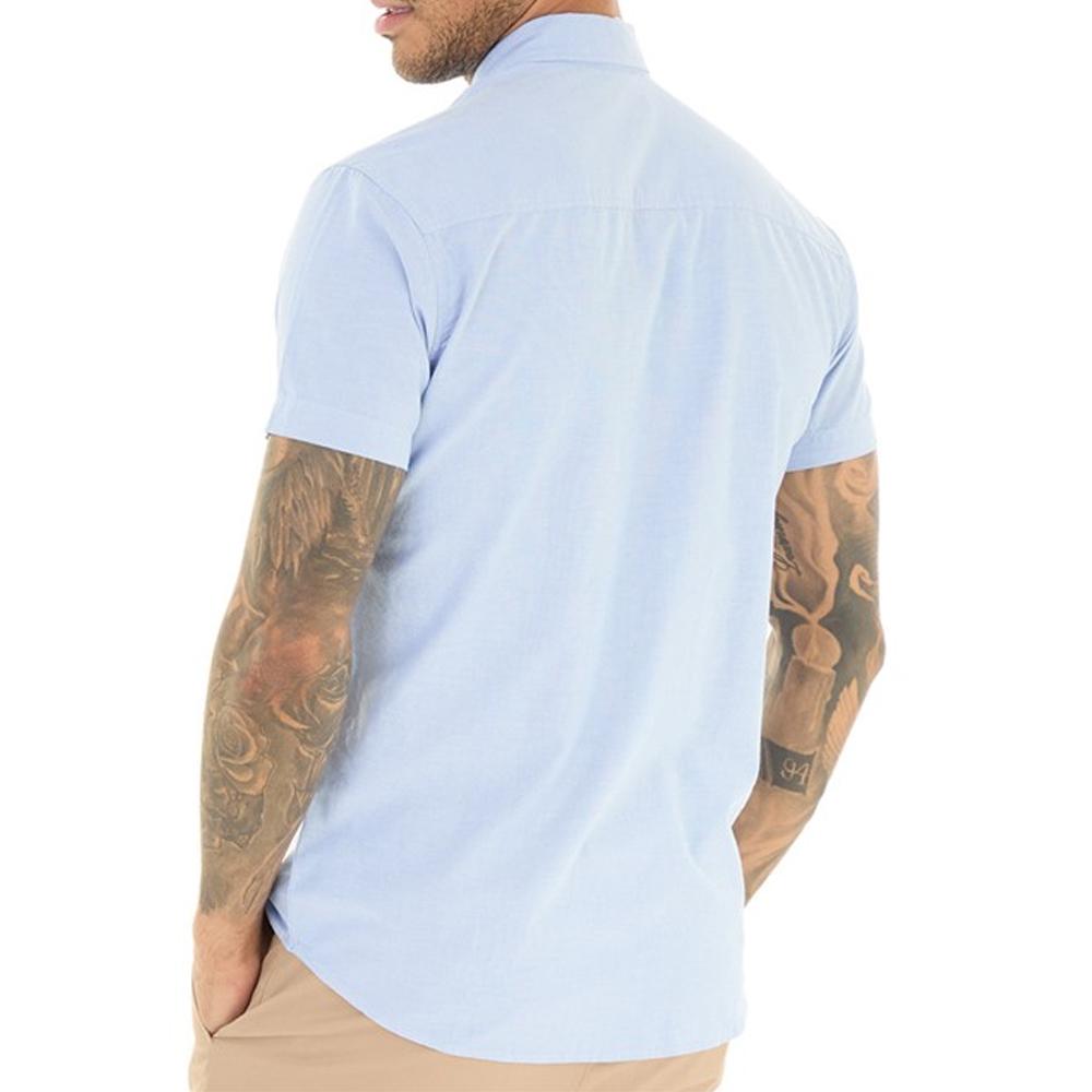 Jack & Jones Chemise Manches Longues Bleu Homme Jack & Jones Hoxford