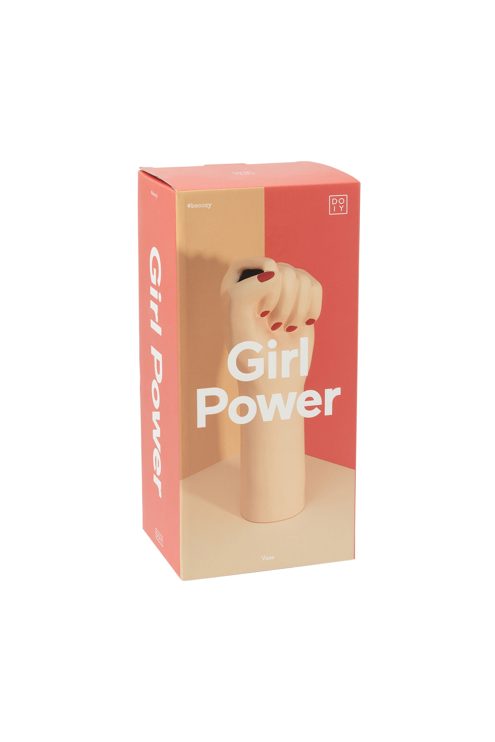 DOIY Vase Girl Power Blanc