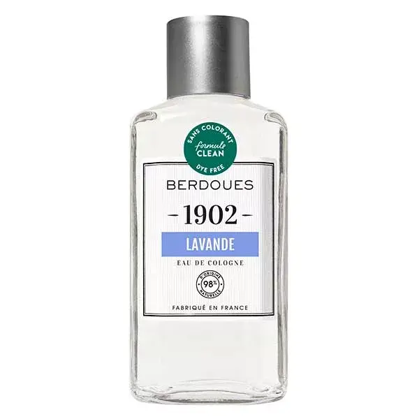 Berdoues 1902 Lavanda Eau de Colônia 98% Natural 245ml