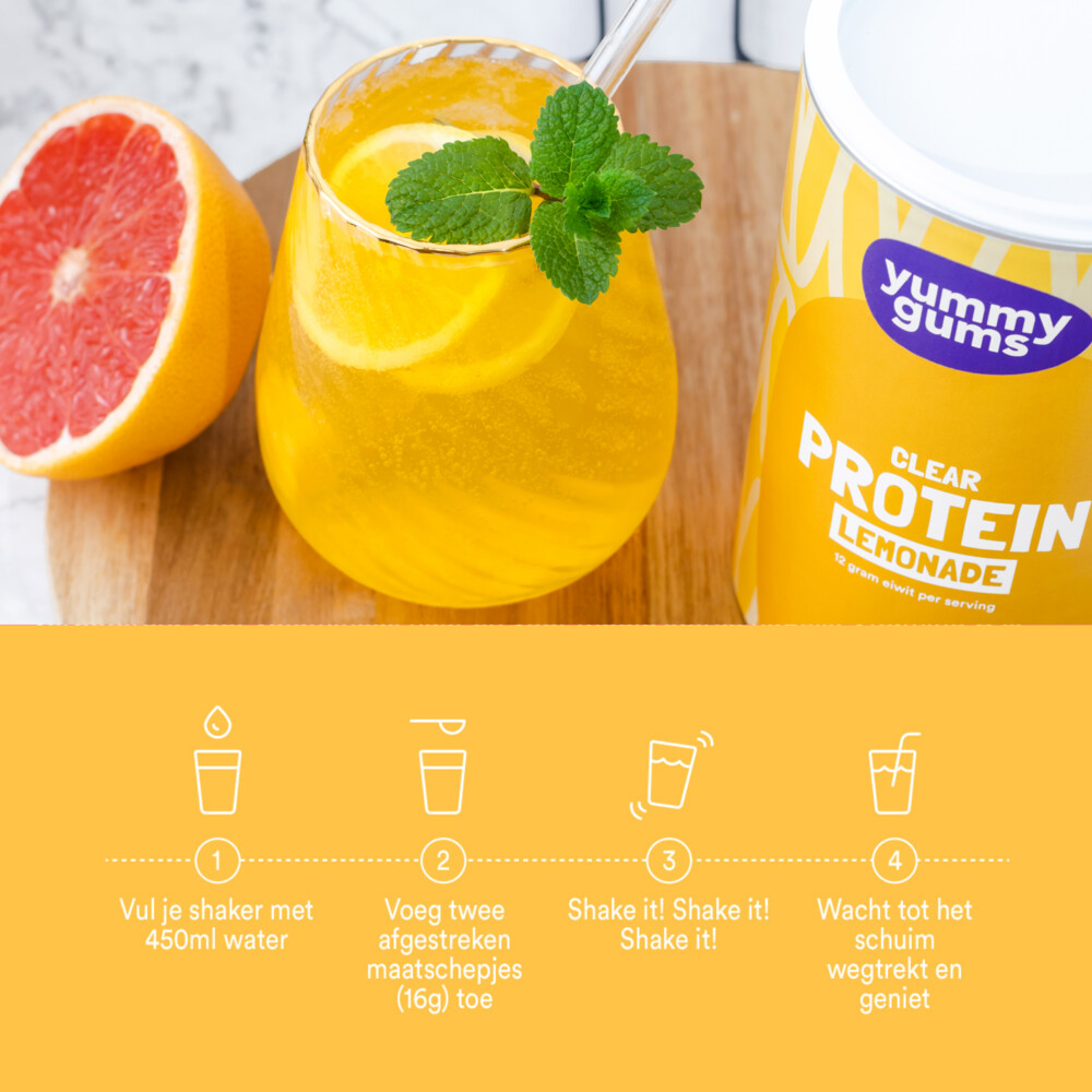 Yummygums Clear Protein Lemonade224 gr