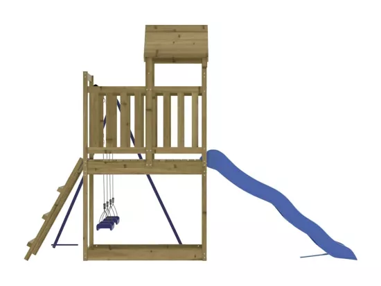 Aire de jeux d'extérieur bois de pin imprégné