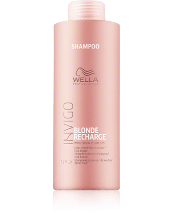 Wella Professionals Invigo Blonde Recharge Cool Blonde Color Refreshing Shampoo 1000ml