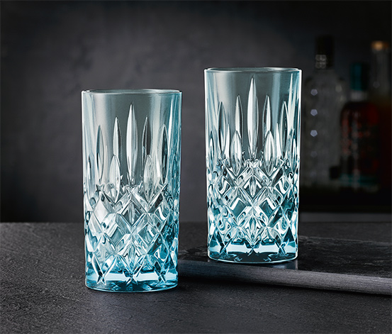 Nachtmann Noblesse Colors Longdrink, 6er-Set, aqua