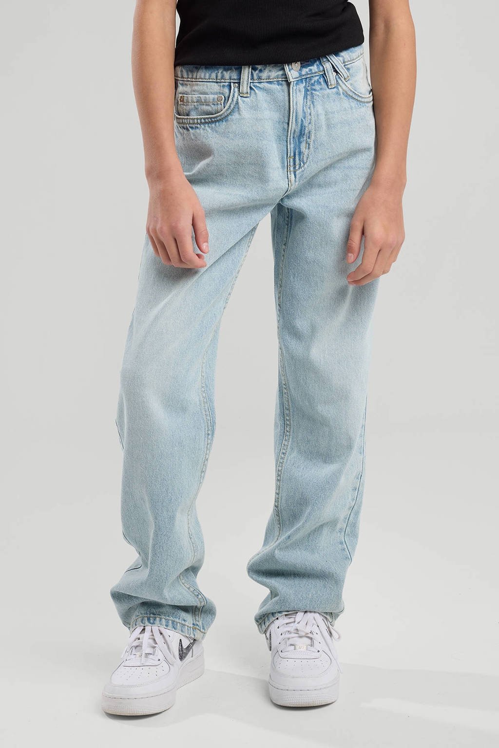America Today straight leg jeans light blue denim