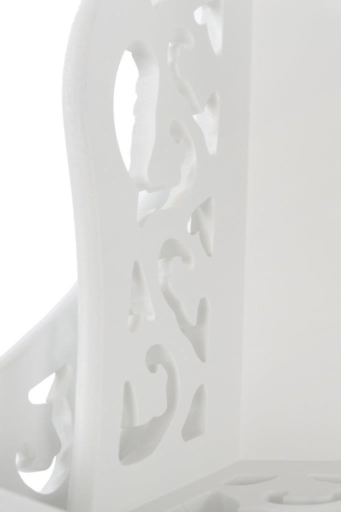 2er-Tablettset JADE - weiß antik - 46 cm