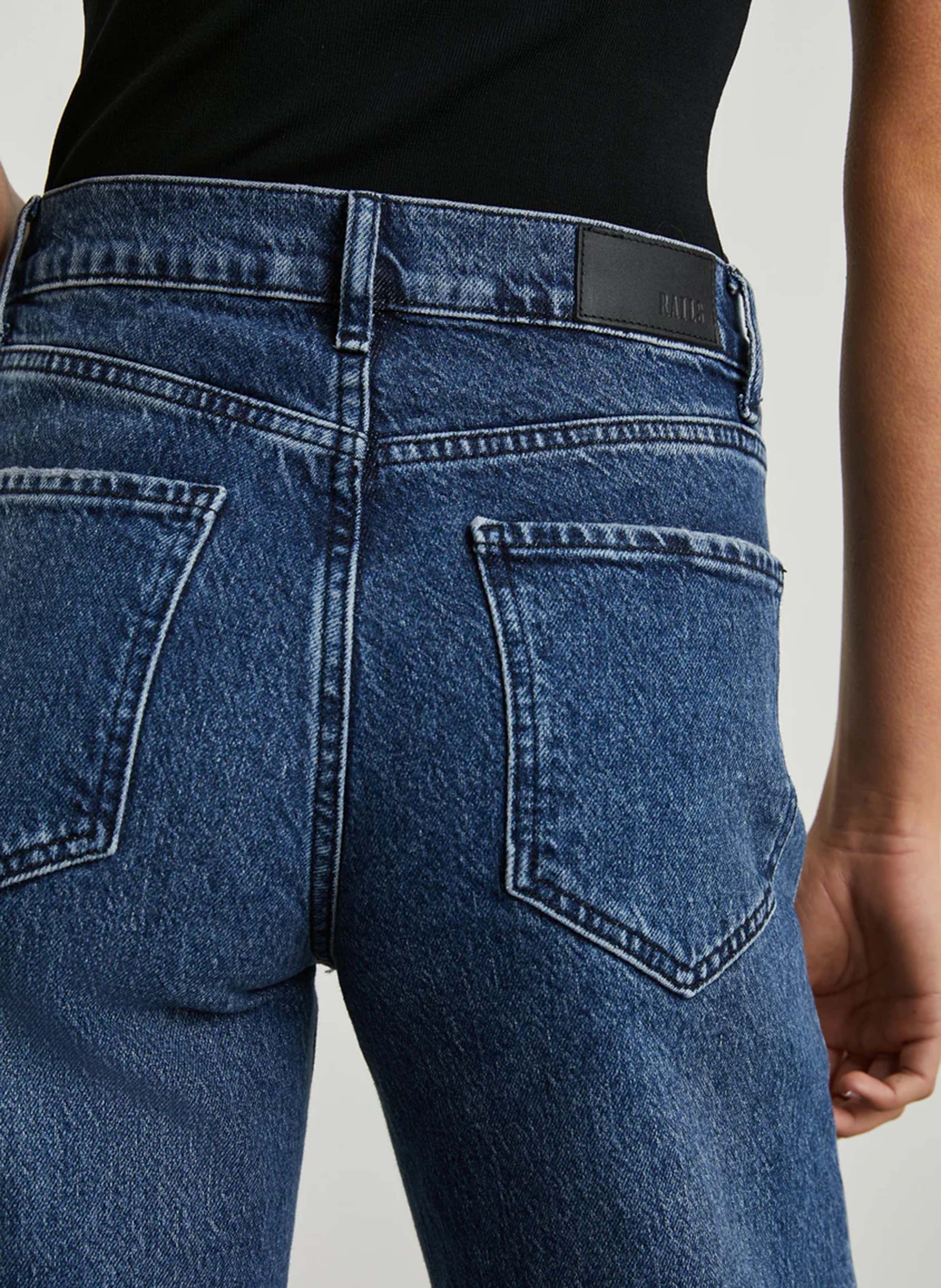 GETTY - Jean droit taille haute | Bleu