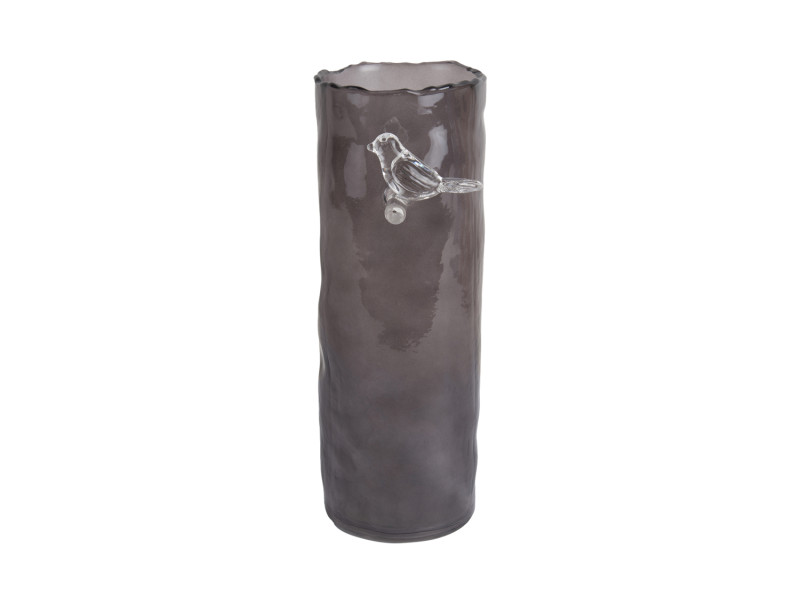 Vase Bird On Branch Large PT4072BL Misty blue