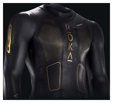 Combinaison Néoprène Roka Maverick X.3 Noir/Doré Homme