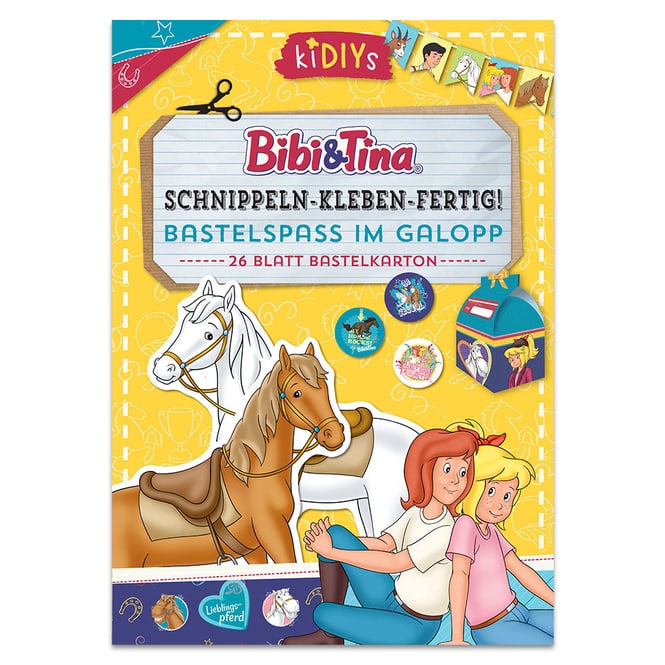 Bibi & Tina - Schnippeln-Kleben-Fertig! - Bastelspass im Galopp