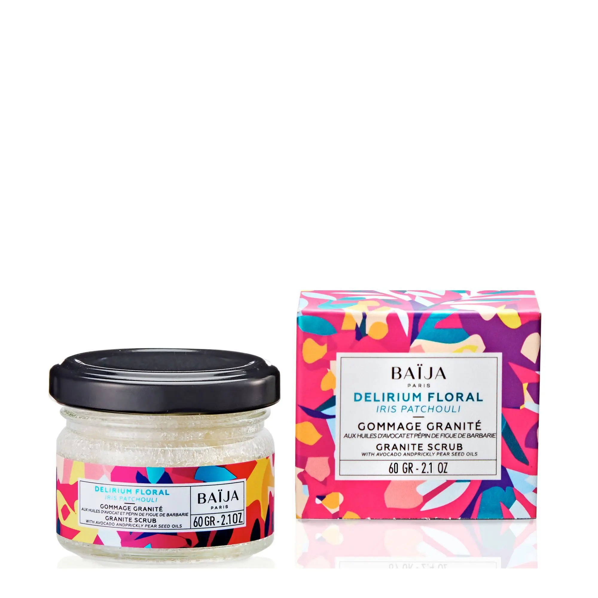 Baïja - GOMMAGE CORPS DELIRIUM FLORAL Gommage Corps Granité Iris Patchouli- Gommage et exfoliant