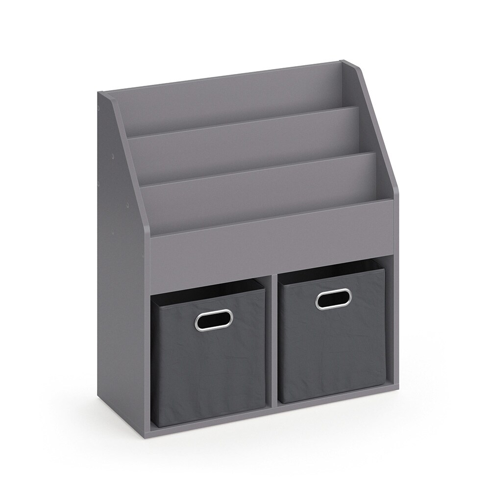 Vicco Bücherregal Aufbewahrungsregal Regal Luigi Grau Würfelregal Faltbox Ablage