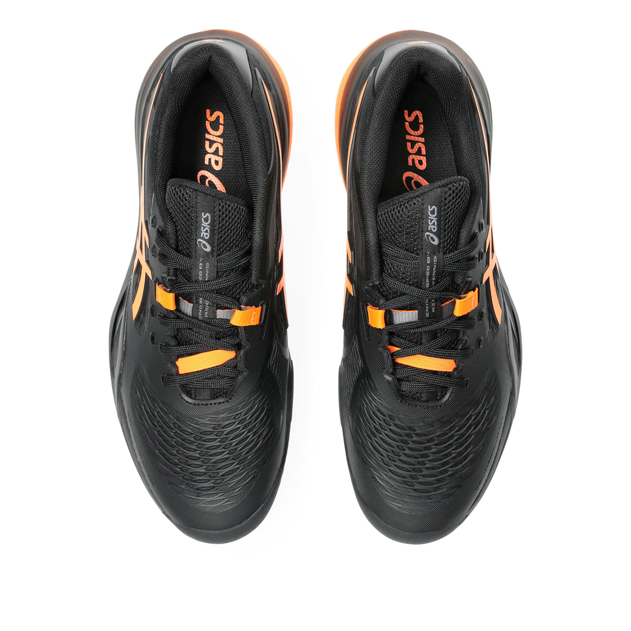 ASICS Gel-Resolution X Chaussure Terre Battue Hommes - Noir , Orange Fluo