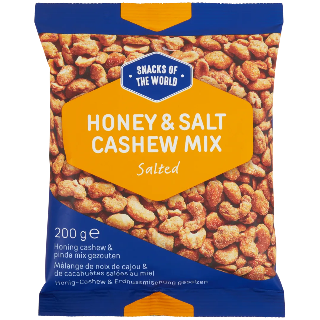 Snacks of the World honing cashew- en pindamix 200 gram