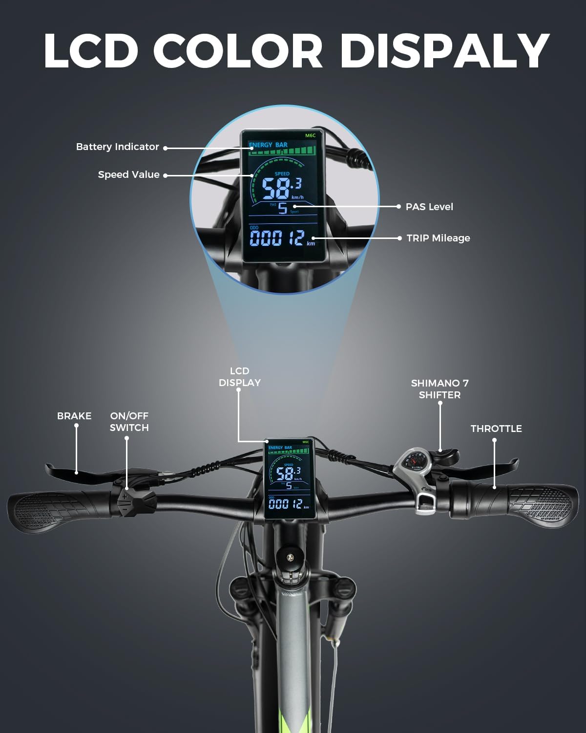 Bicicleta elétrica Mukkpet Suburban 750W para adultos
