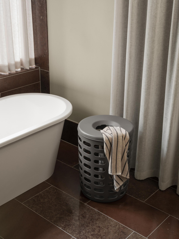 Blomus Arto handdoek 50x100 Moonbeam/Magnet
