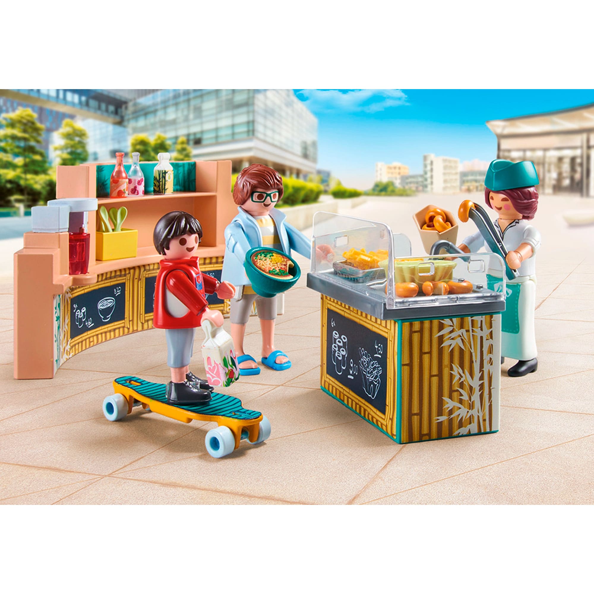PLAYMOBIL Konstruktionsspielzeug myLife Food Lounge