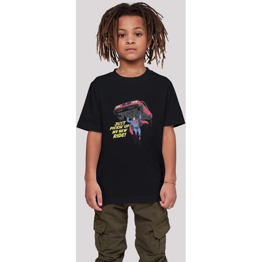 F4NT4STIC T-Shirt DC Comics Superman New Ride Superheld schwarz