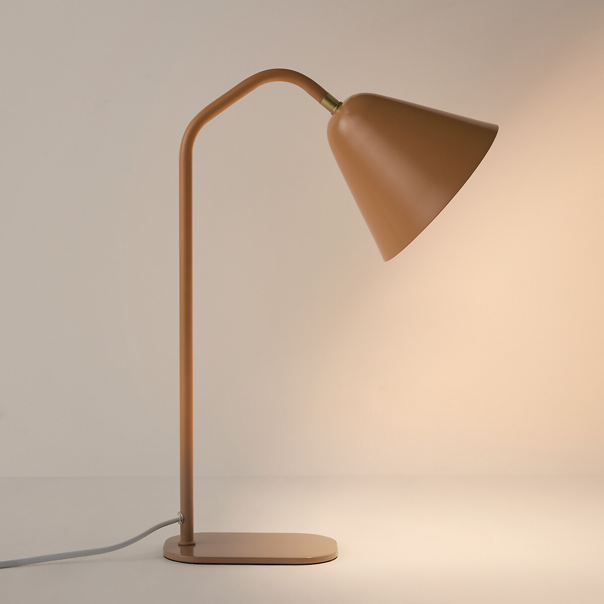 LA REDOUTE INTERIEURS<br>Candeeiro de mesa em ferro, Copita