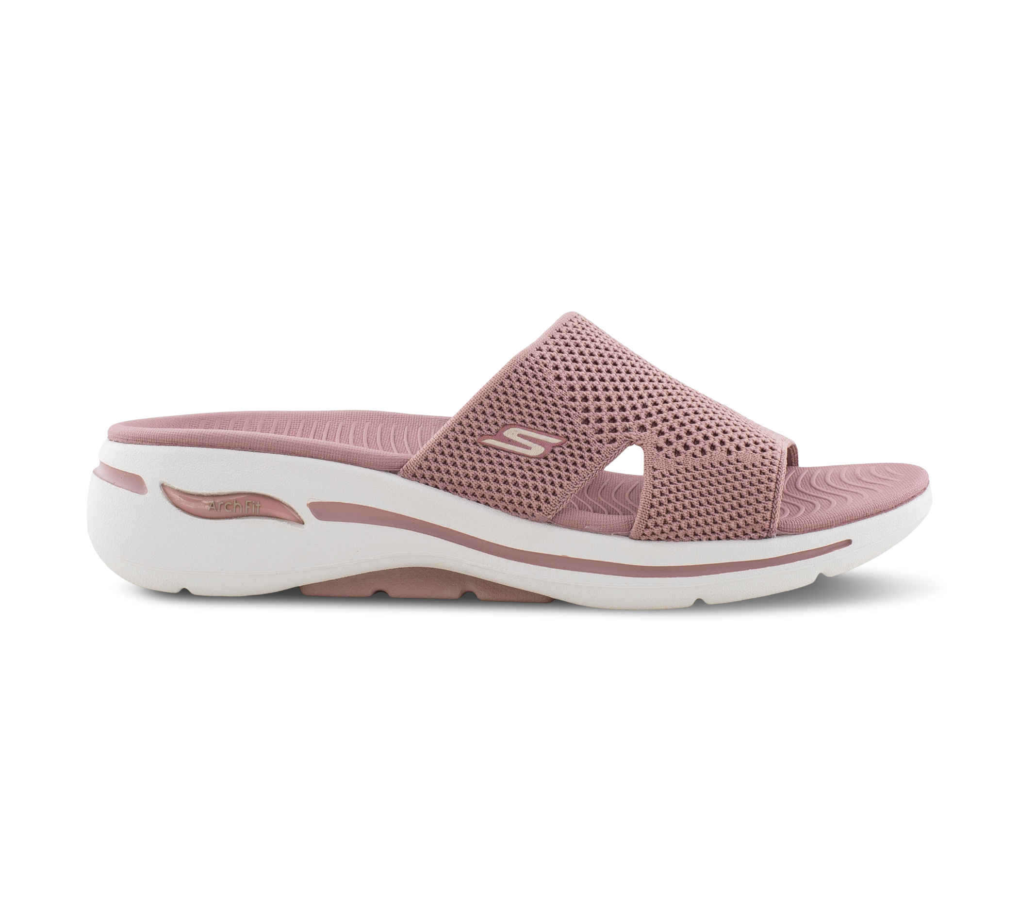 Skechers Go Walk - Pantoletten rosa