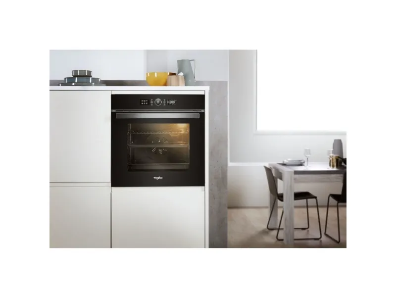 Whirlpool AKZ 6230 NB - Ovn - til indbygning - niche - bredde: 56 cm - dybde: 55 cm - højde: 60 cm - med selv-rengøring - Klasse A  - sort