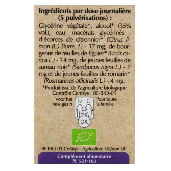 Herbalgem Gemotherapy Complex Stomagem Spray Orgânico para Conforto Digestivo 15ml