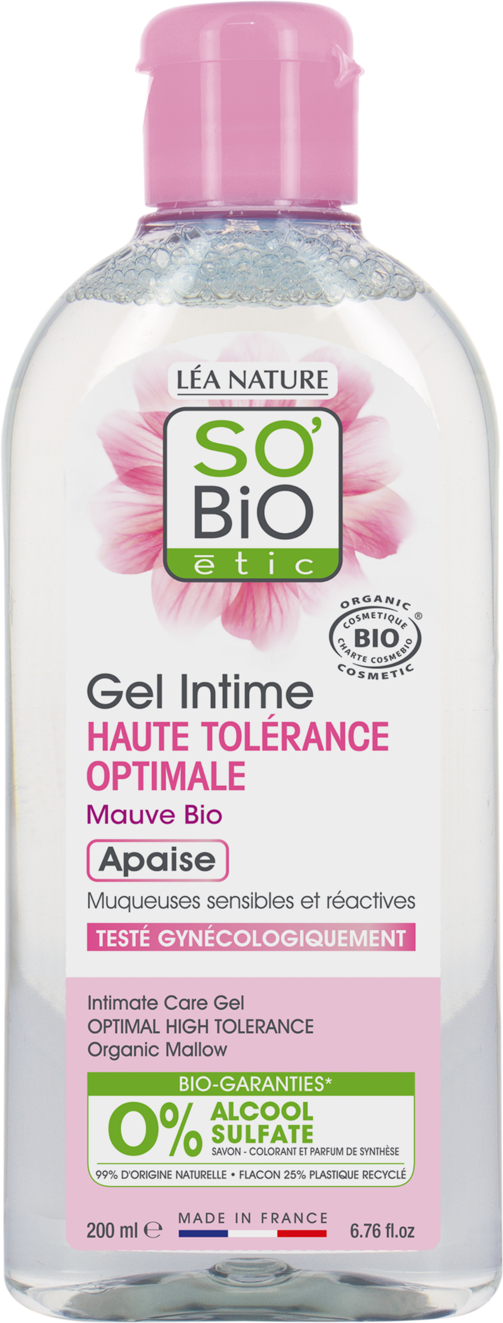LÉA NATURE SO BiO étic  Hypoallergenes Intim-Reinigungsgel Malve, 150 ml