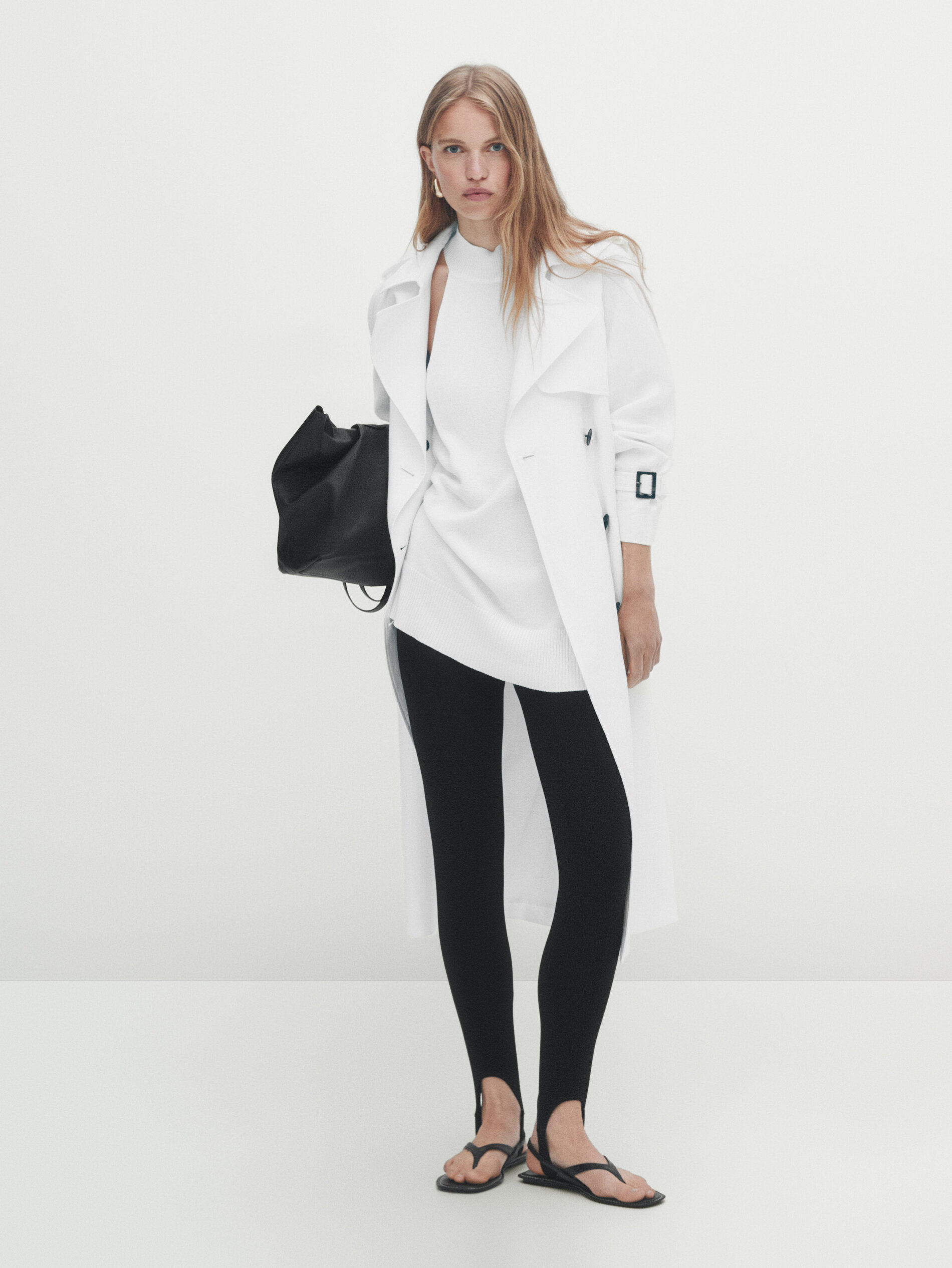 Leggings pretas Fuseau - PRETO