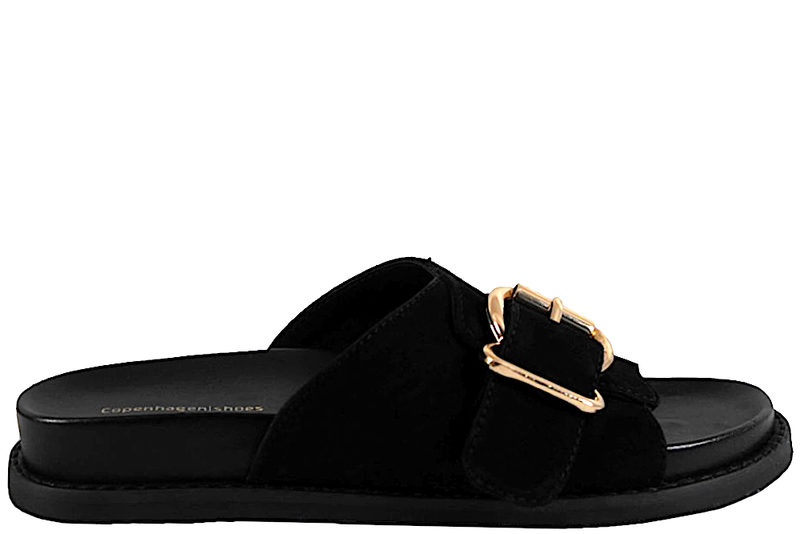 COPENHAGEN SHOES BRING ME SLENTERS I SORT RUSKIND