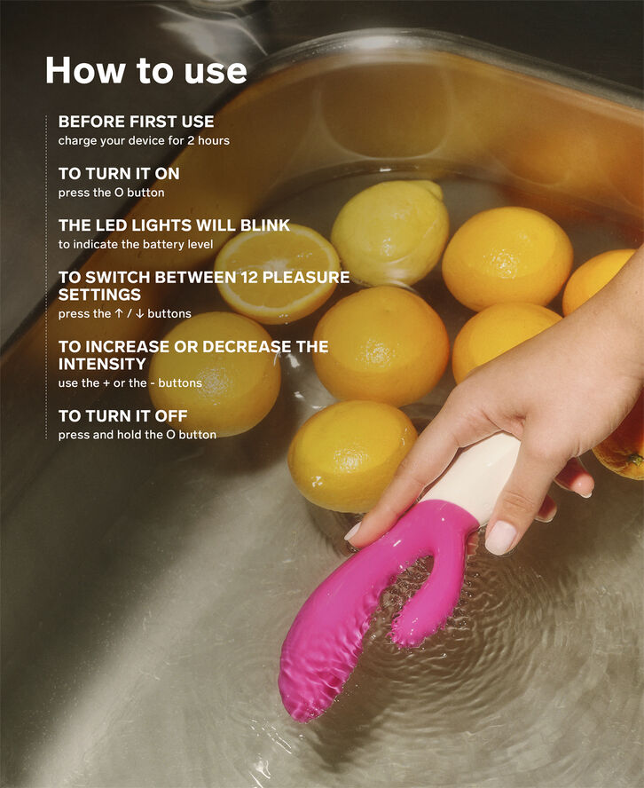 LELO Ina Wave 2 Rabbit Vibrator Blommefarvet