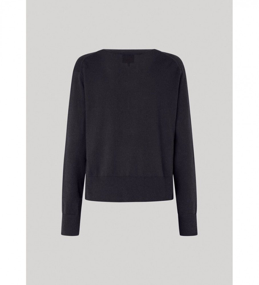 Suéter preto Donna V da Pepe Jeans