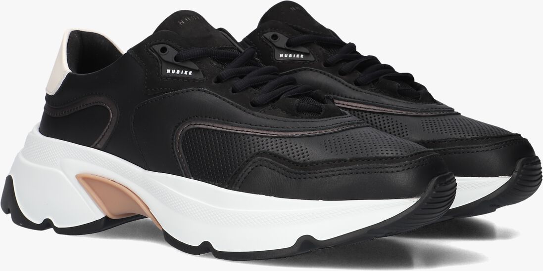 zwarte nubikk lage sneakers ross noa