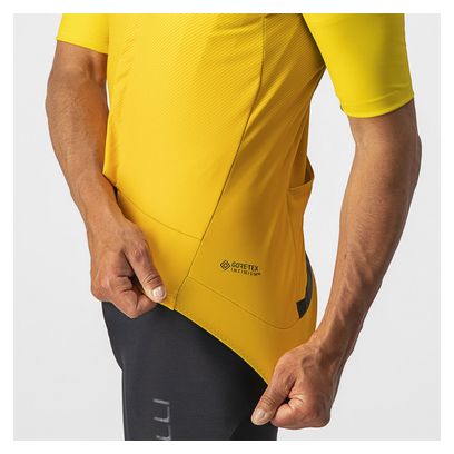 Maillot Manches Courtes Castelli Gabba RoS Edition Special Jaune