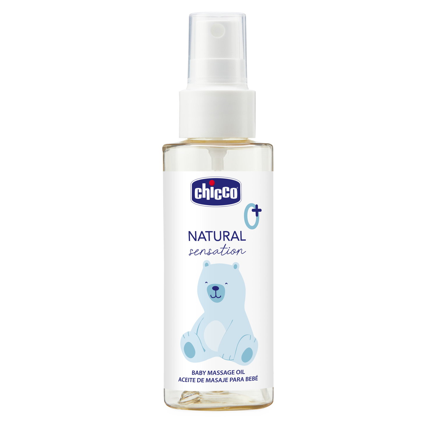 CHICCO Natural Sensation Baby Massageöl<br>100 ml, Flasche, Öl, 0m+