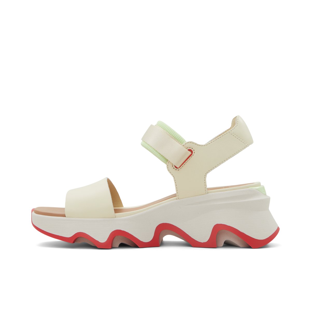SOREL-Y-strap high-Sandales à brides sportives - Petit talon compensé - Autre Blanc
